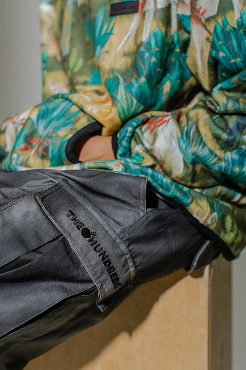 The Hundreds Looks to the Past for Fall 2023 Collection bobby hundreds ben hundreds los angeles skateboarding graphics outerwear jacket coyote camo camouflage 