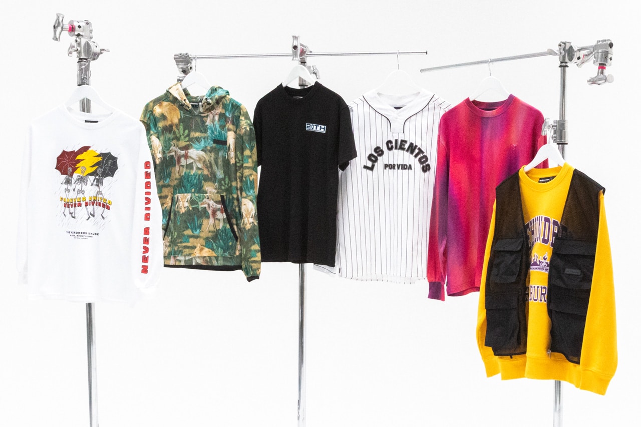 The Hundreds Looks to the Past for Fall 2023 Collection bobby hundreds ben hundreds los angeles skateboarding graphics outerwear jacket coyote camo camouflage 