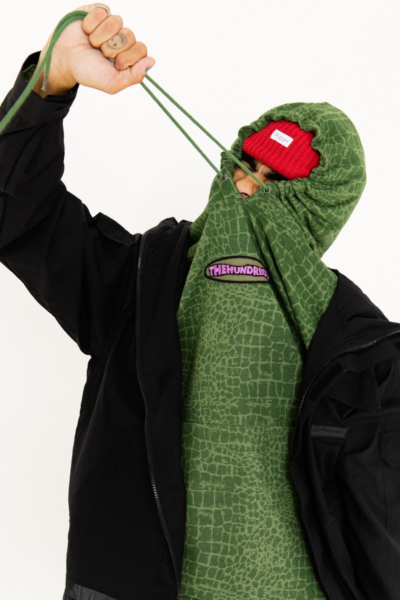 The Hundreds Looks to the Past for Fall 2023 Collection bobby hundreds ben hundreds los angeles skateboarding graphics outerwear jacket coyote camo camouflage