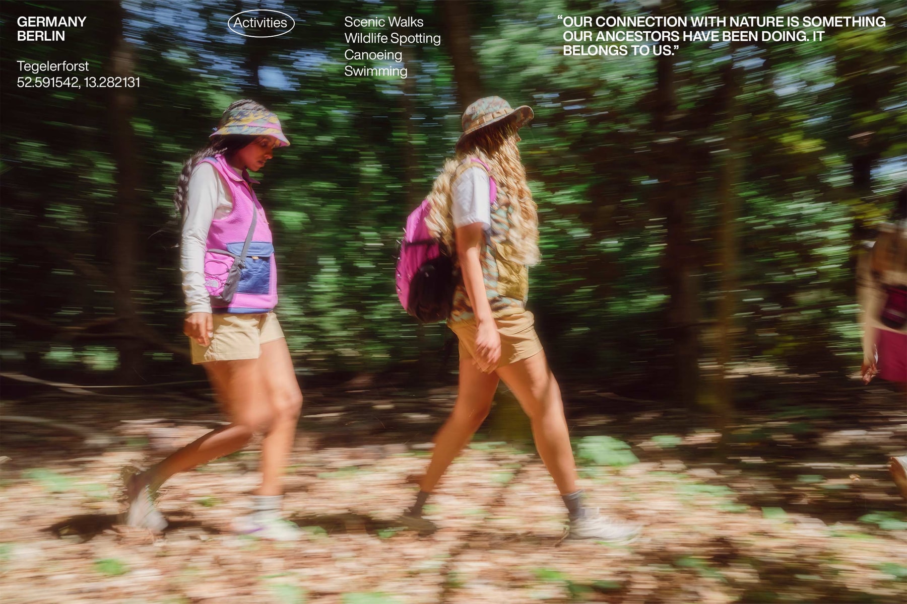 Black Canary the north face berlin tegelerforst nature reserve reclaim hike poc women outdoors collective summer exploration