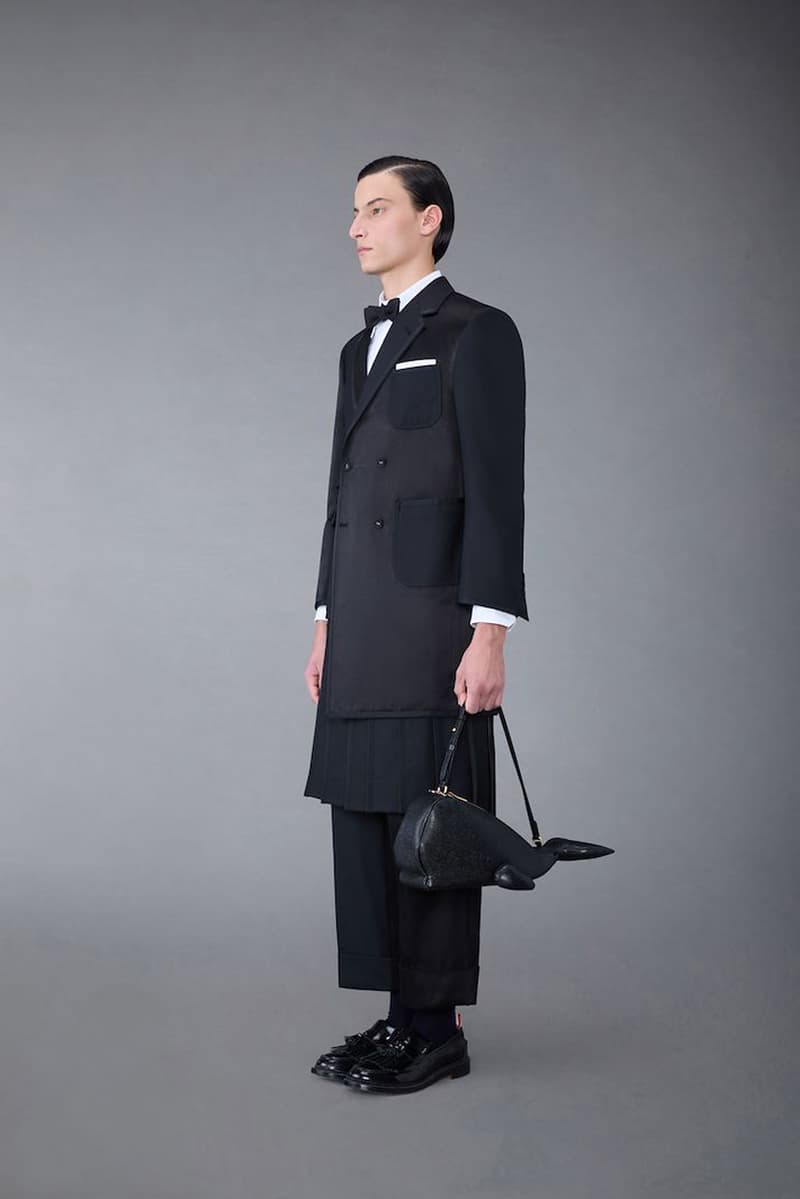 Thom Brownes Whale of a Bag Is Actually Pretty Small pre fall 2023 collection moby dick herman melville nautical ocean inspired suits louis vuitton fashion week