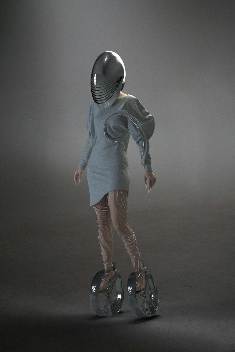 threeASFOUR Fall 2023 PLACEBO Courture Collection Angela Donhauser Adi Gil Gabriel Asfour Digital Physical Collection Runways