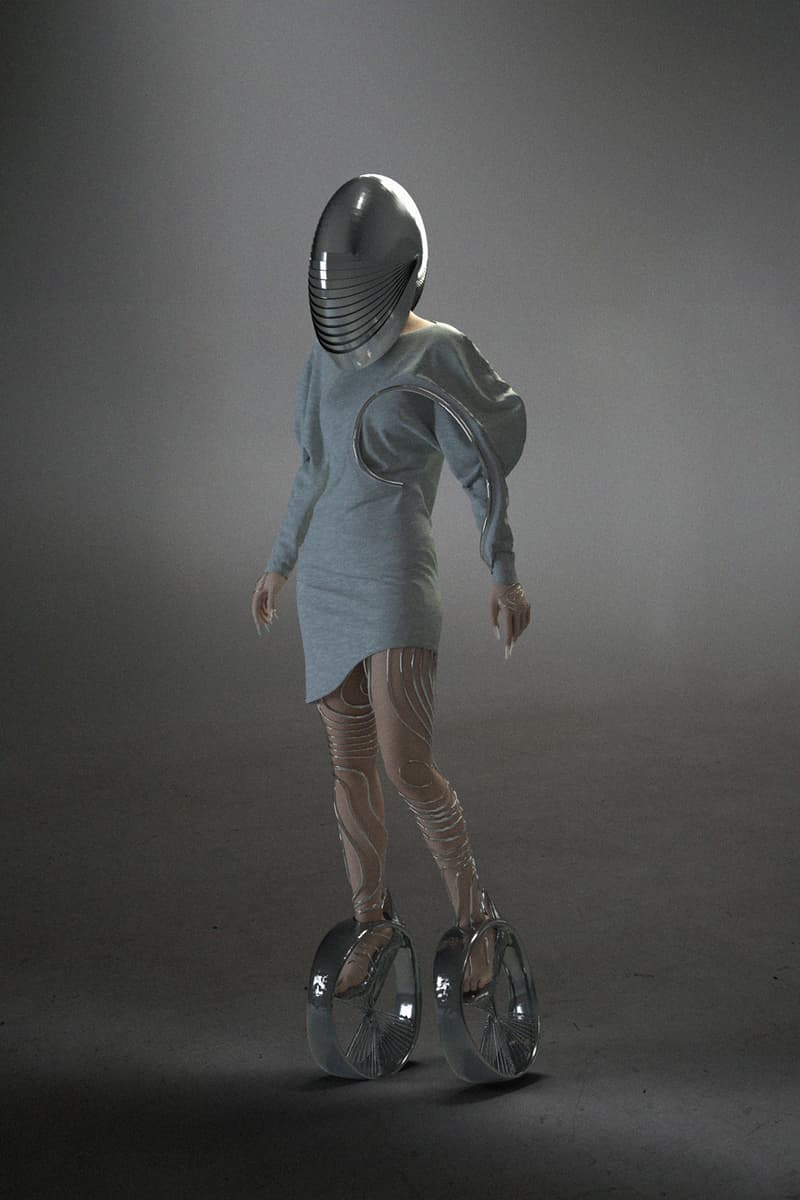 threeASFOUR Fall 2023 PLACEBO Courture Collection Angela Donhauser Adi Gil Gabriel Asfour Digital Physical Collection Runways