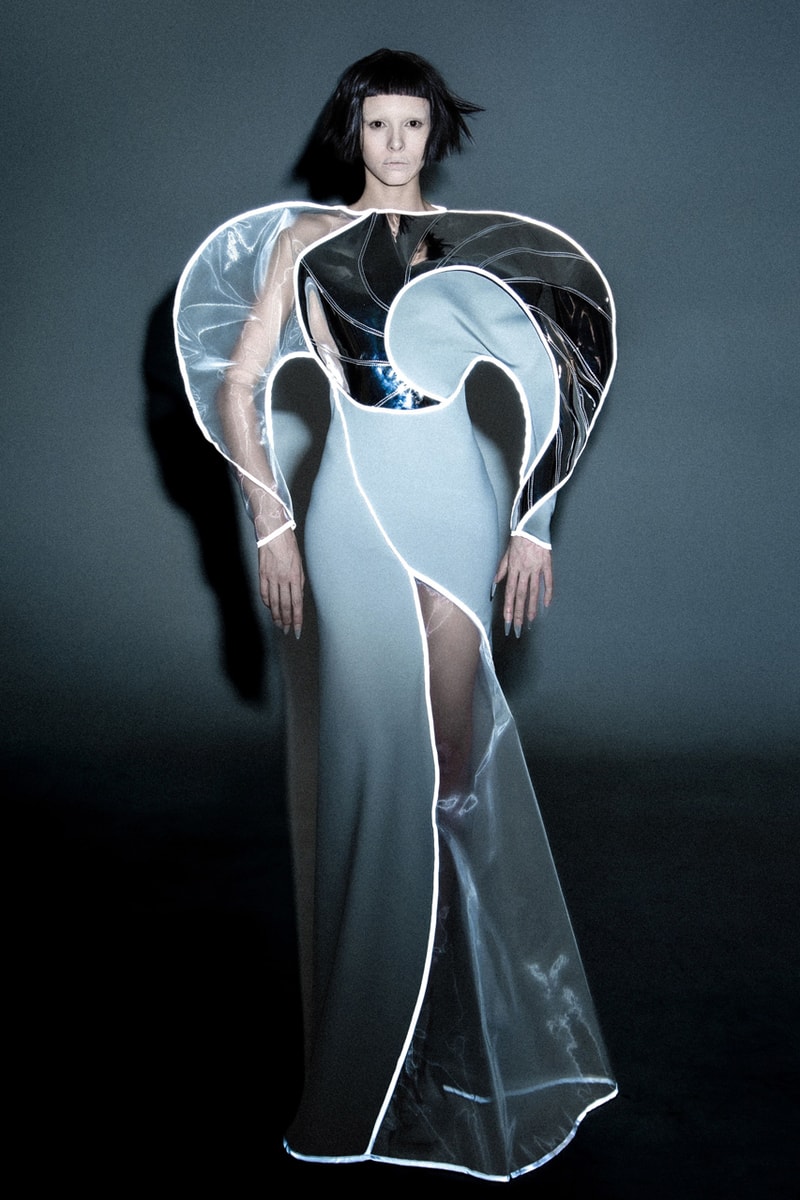threeASFOUR Fall 2023 PLACEBO Courture Collection Angela Donhauser Adi Gil Gabriel Asfour Digital Physical Collection Runways