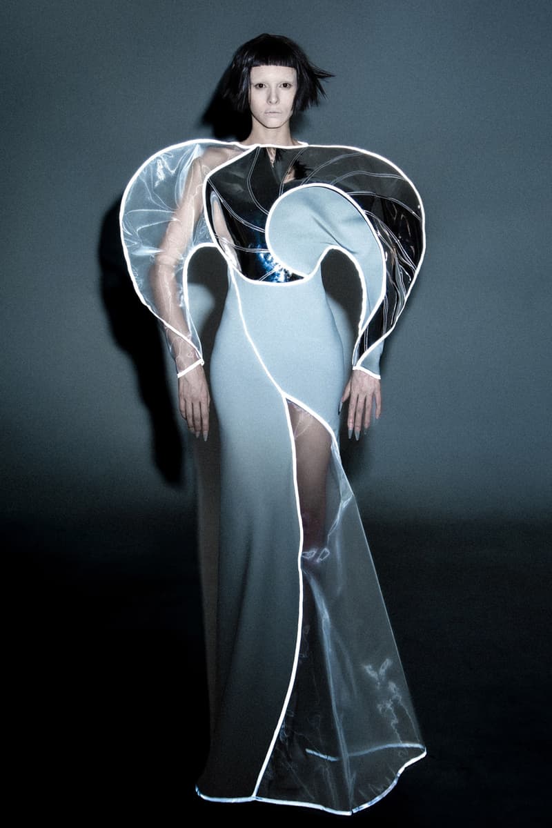 threeASFOUR Fall 2023 PLACEBO Courture Collection Angela Donhauser Adi Gil Gabriel Asfour Digital Physical Collection Runways