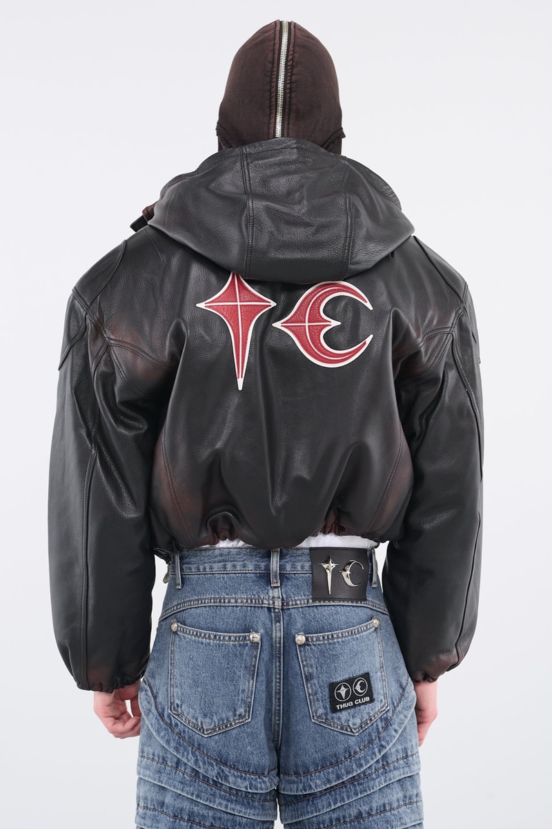 THUG CLUB FW23 Collection Goes Medieval accessories release info rock hoodie armor metal jeans oversized seoul based south korean brand cult classic gentle monste
