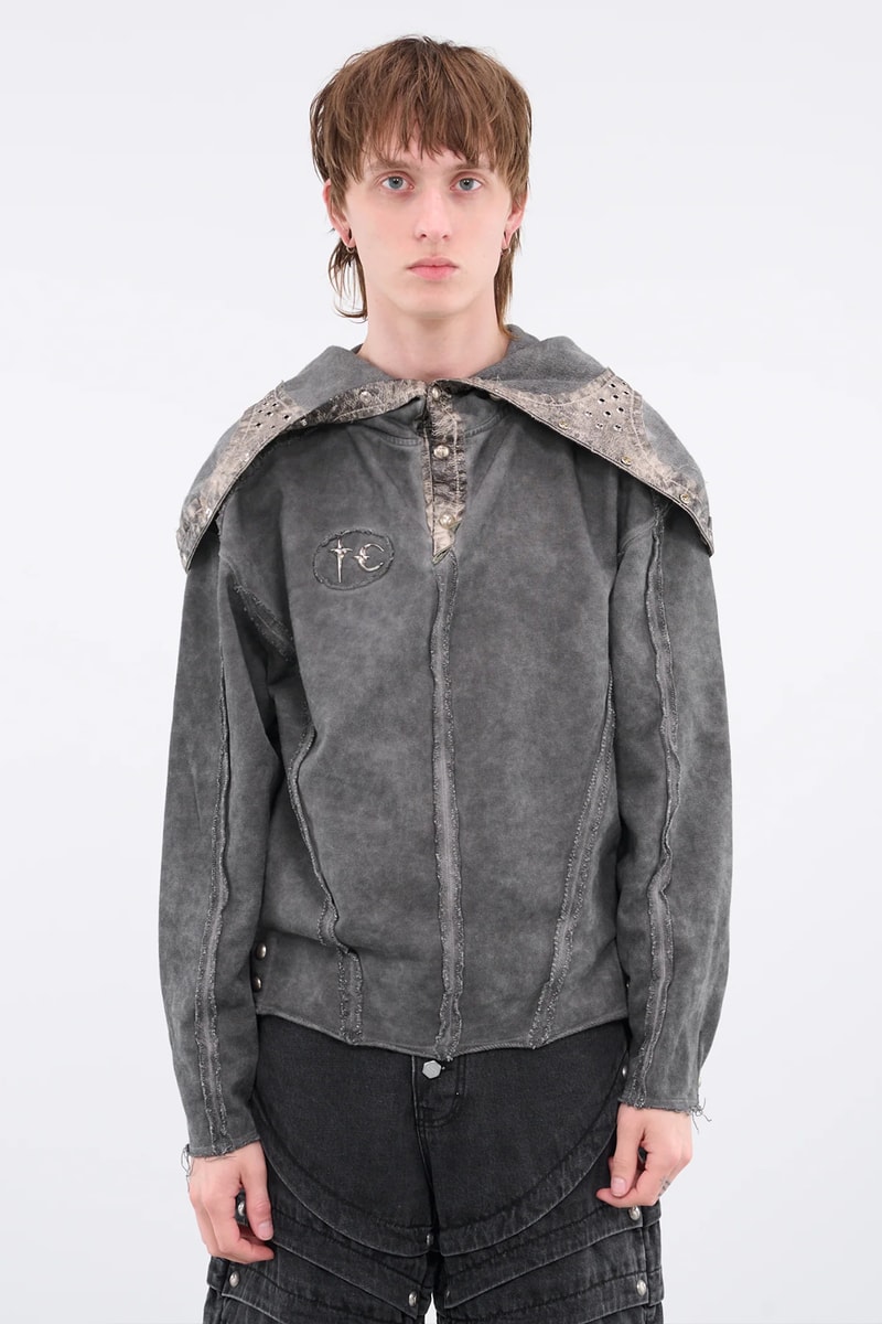 THUG CLUB FW23 Collection Goes Medieval accessories release info rock hoodie armor metal jeans oversized seoul based south korean brand cult classic gentle monste