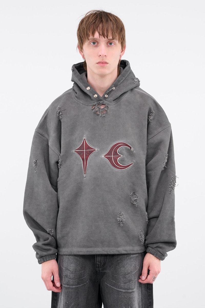 THUG CLUB FW23 Collection Goes Medieval accessories release info rock hoodie armor metal jeans oversized seoul based south korean brand cult classic gentle monste