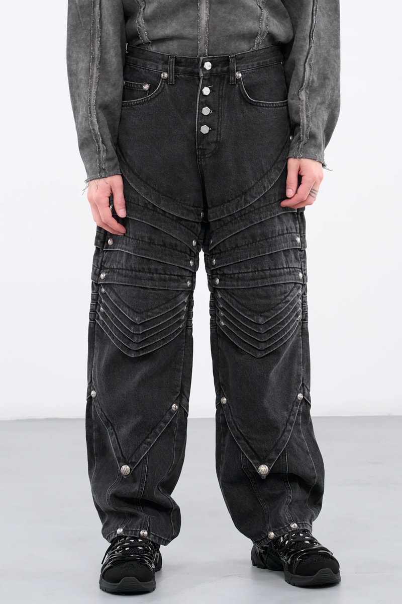 THUG CLUB FW23 Collection Goes Medieval accessories release info rock hoodie armor metal jeans oversized seoul based south korean brand cult classic gentle monste