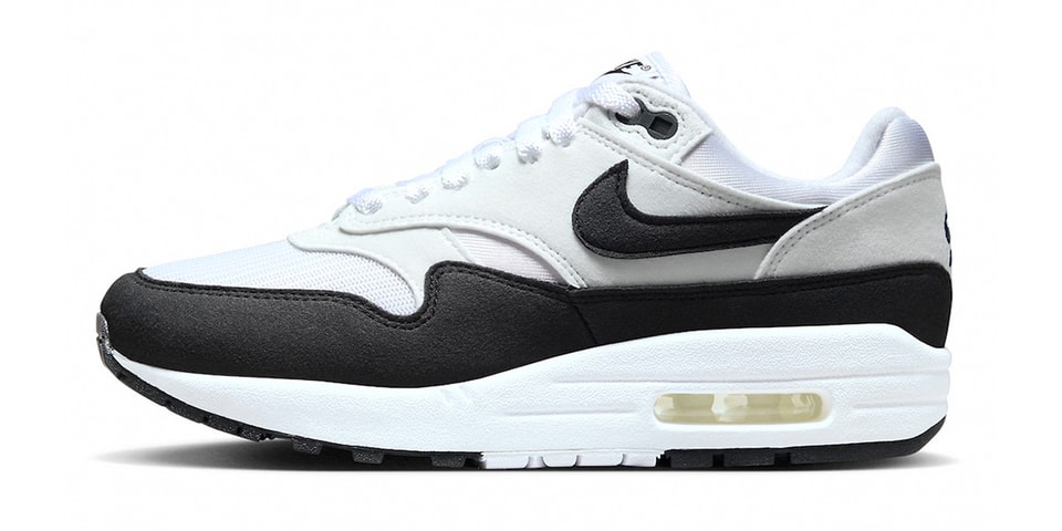 Take The Simple Route With This White & Black Nike Air Max 1 •