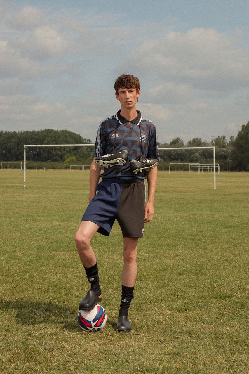 Umbro Percival Collaboration Streetwear Fashion Football Soccer Sports UK London England Outdoors Jersey Training Kit Trench Coat