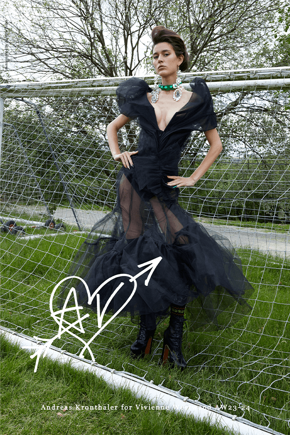 Vivienne Westwood Fall Winter 2023 Campaign Andreas Kronthaler Juergen Teller Hollingworth millbrook womenswear menswear uk London designer