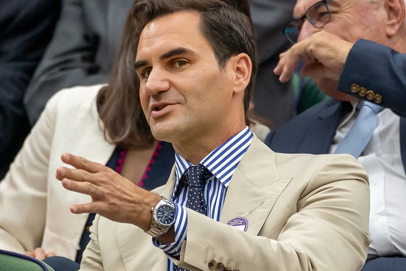 Wrist Check: Roger Federer Sports New Rolex Sky-Dweller While Honored at Wimbledon watches & wonders center court rolex ambassador swiss watch maker rolex day-date mirka tudor black bay 58 david beckham rolex day date (Ref. 336934