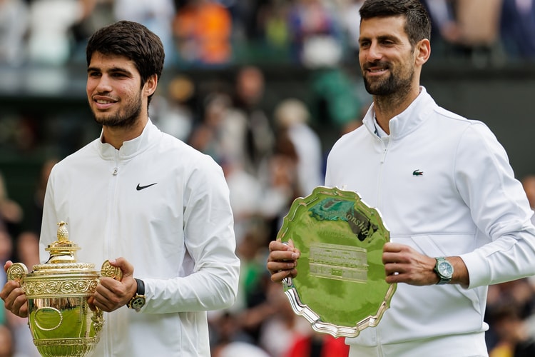 Wrist Check: Wimbledon Champion Carlos Alcaraz Sports Rolex Cosmograph Daytona, Runner-Up Novak Djokovic Wears Hublot Big Bang