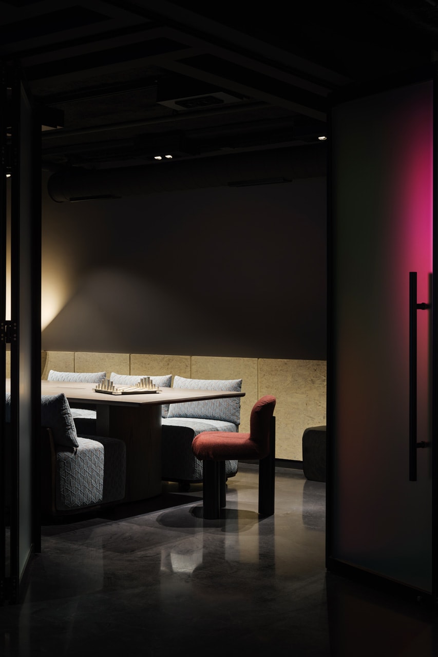 Yabu Pushelberg Designs New Dual Branded LA Hotels los angeles the moxy marriott the ac hotel spanish hacienda aesthetic wood birch california elevated designs sophisticated George Yabu and Glenn Pushelberg custom display installation floral furniture oak design art