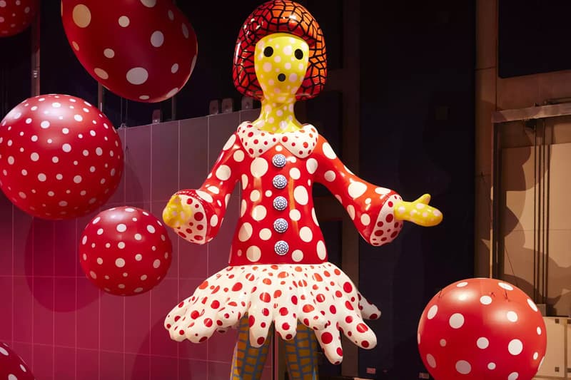 Yayoi Kusama's Inflatable Works Land in Manchester's 'You, Me and the Balloons' Exhibition louis vuitton united kingdom tate modern polka dots pumpkin