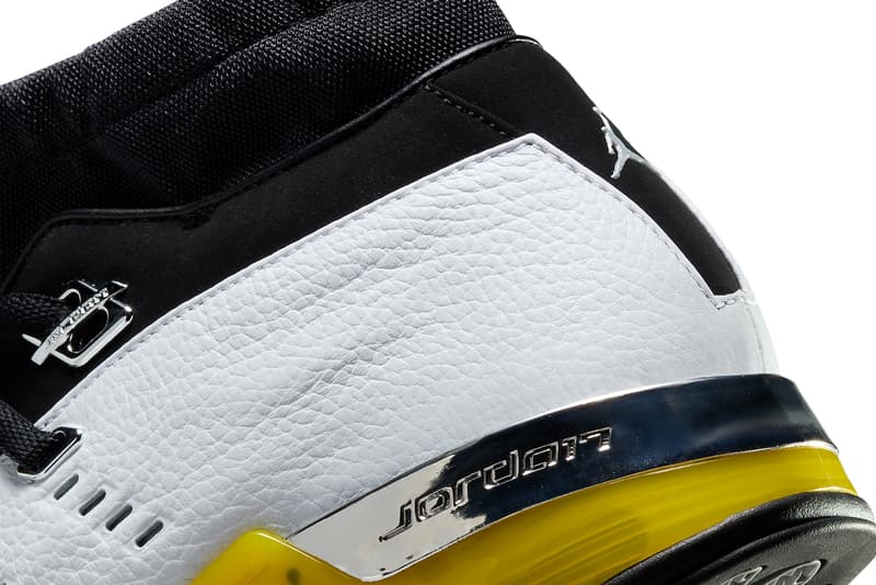 Air Jordan 17 Low "Lightning" Expected To Return in 2024 FJ0395-100 White/Lightning-Black-Chrome michael jordan brand retro all-star colorway washington Wizards