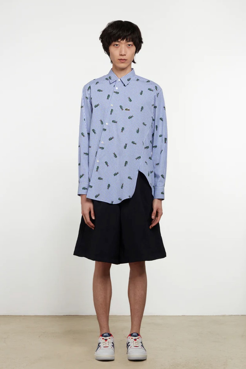 Comme des Garçons | Men Printed Shirt w/ Pocket Blue M