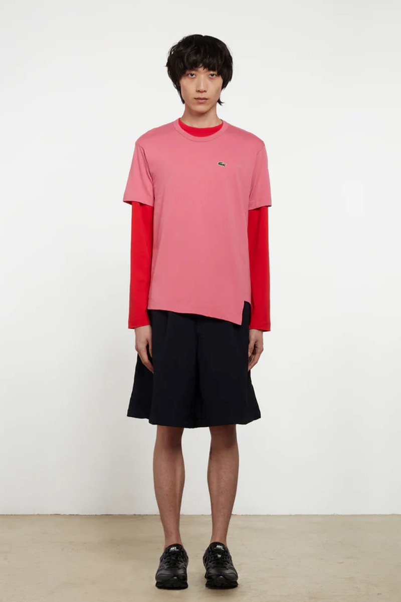 Lacoste and COMME des GARÇONS SHIRT explore the art of asymmetry - HIGHXTAR.