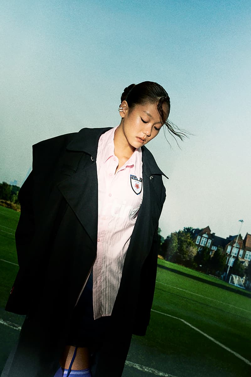 Stephanie Au Wen Tzu-yun Lookbook Nike x Martine Rose Shox Mule MR 4 Nike x Martine Rose Trousers Player's Suit Jacket Trouser Trench Shirt