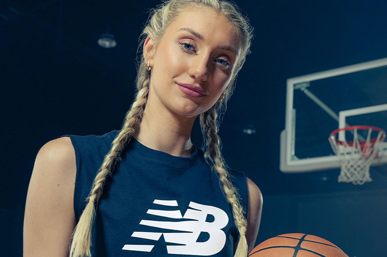 New Balance Signs First Women’s Basketball Player Cameron Brink stanford university collaboration athlete shows apparel performance campaigns