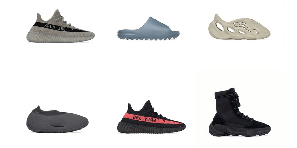 adidas Unveils Its Next Batch of YEEZY Releases