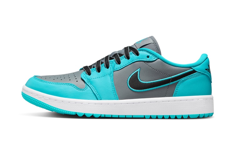 The Air Jordan 1 Low G Is Splashed With Bright “Turquoise”