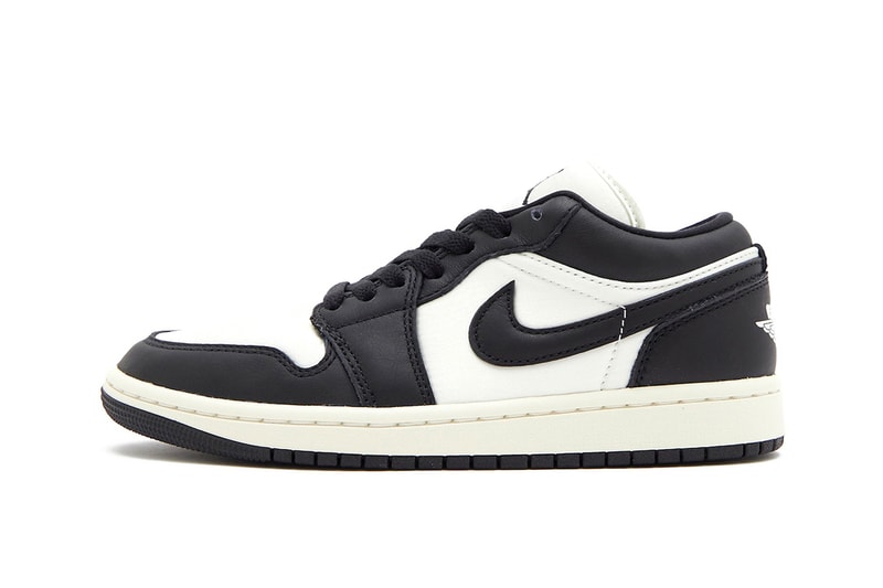 Take a First Look at the Air Jordan 1 Low "Vintage Panda" FB9893-101 Release Info Wmns jumpman Sail/Black-Sail michael jordan brand nike