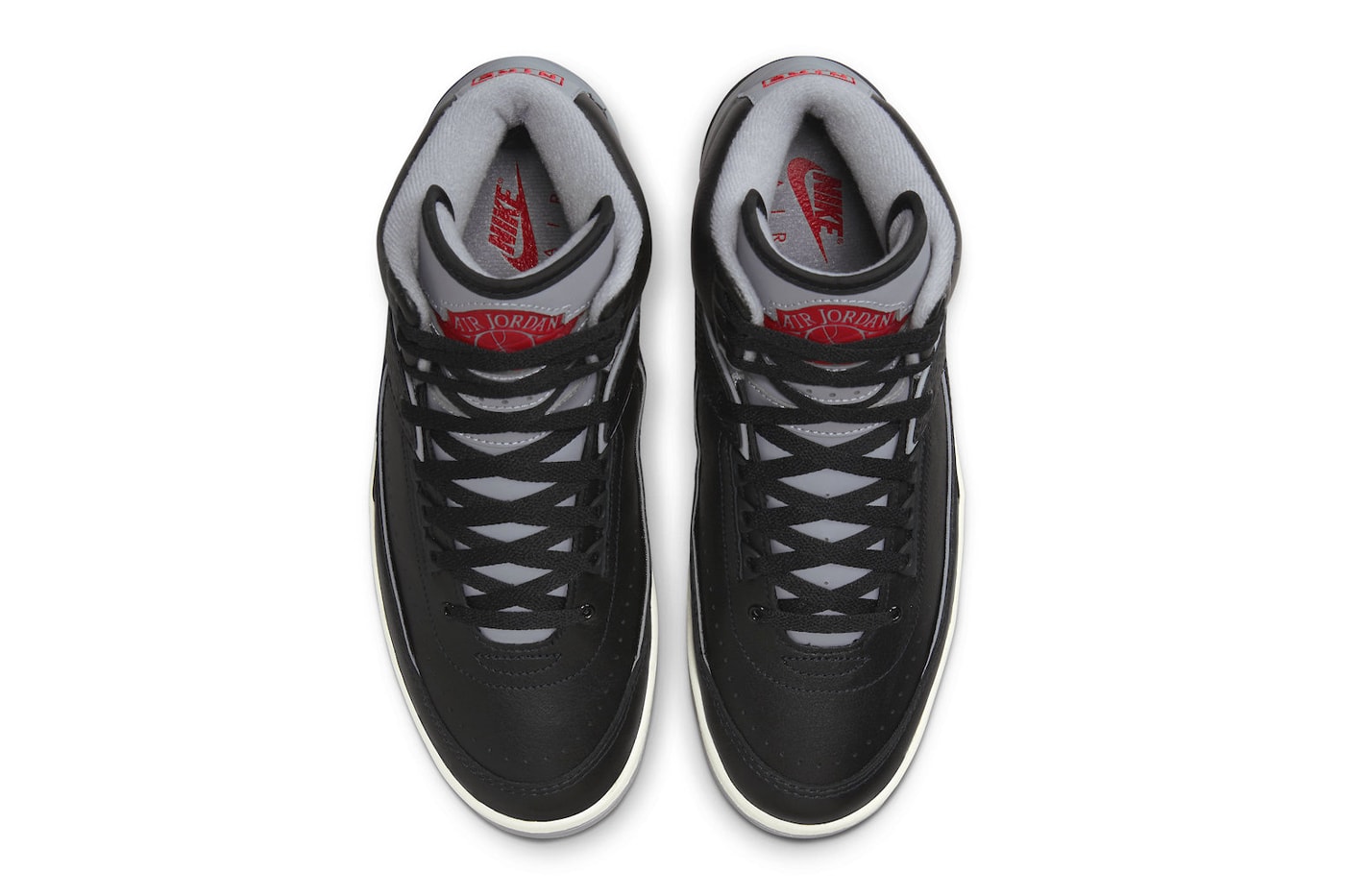 Air Jordan 2 "Black Cement" Has an Official Release Date DR8884-001 black/Cement Grey-Fire Red-Sail