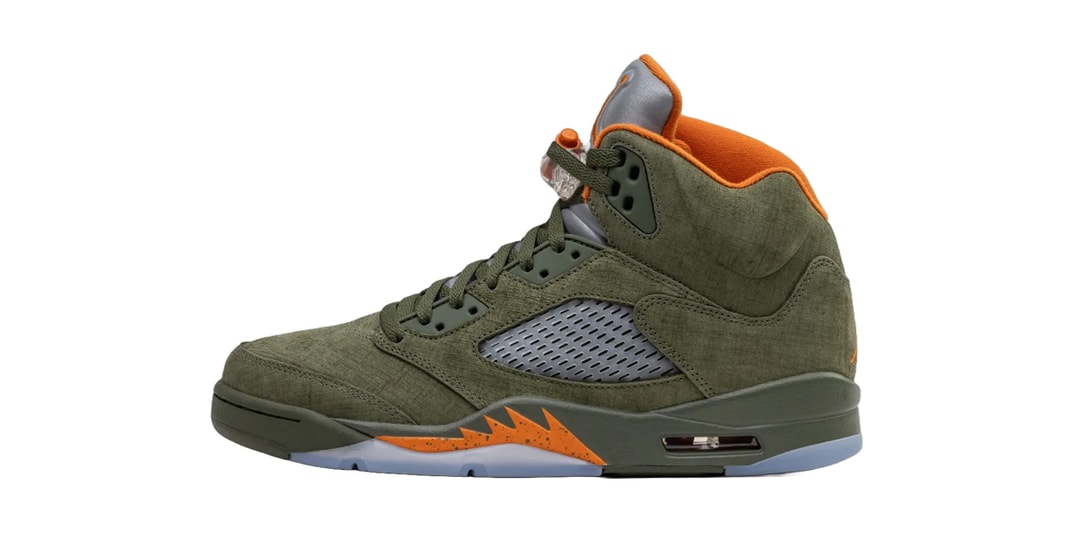 Closer Look at the Air Jordan 5 "Olive"