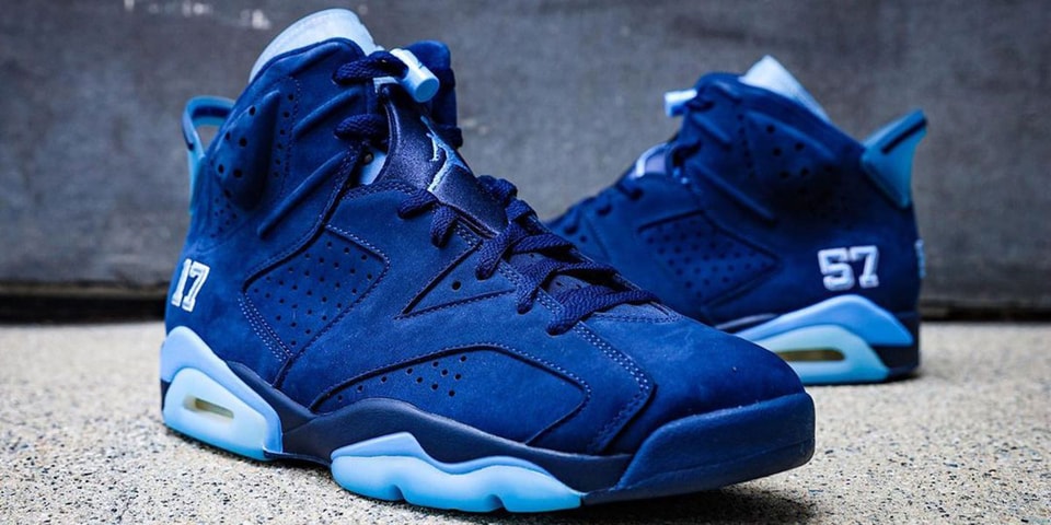 This Rare Air Jordan 6 "UNC" PE Nods to the Basketball Program's Six National Championships