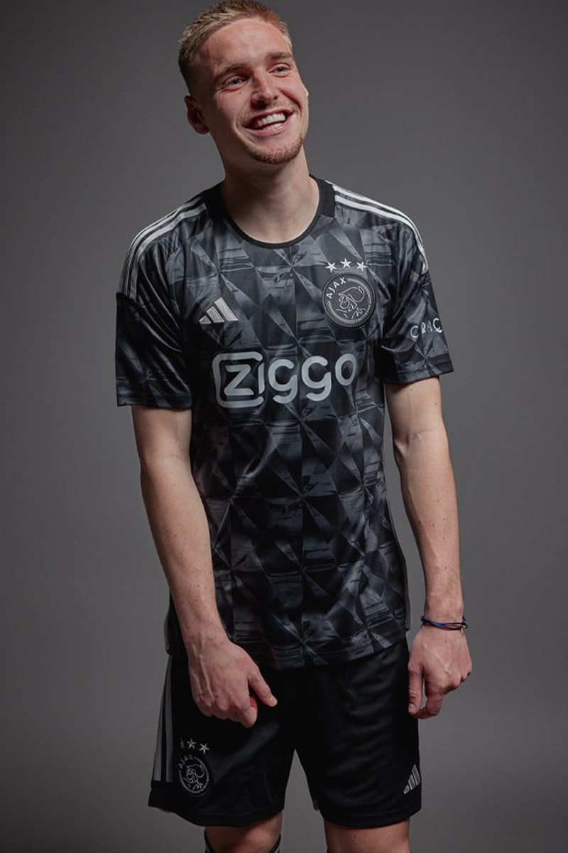 The 2023/2024 Ajax third jersey, inspired by the 'diamonds' of the club's  past, present and future