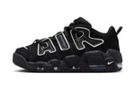 Official Images of the AMBUSH x Nike Air More Uptempo Low "Black and White"