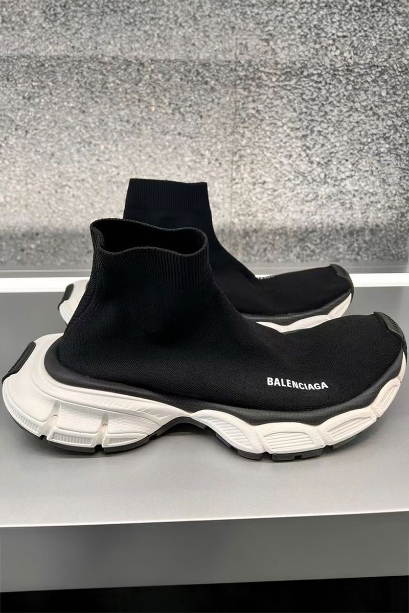balenciagea speed trainer 3xl sole unit black white release date info store list buying guide photos price 