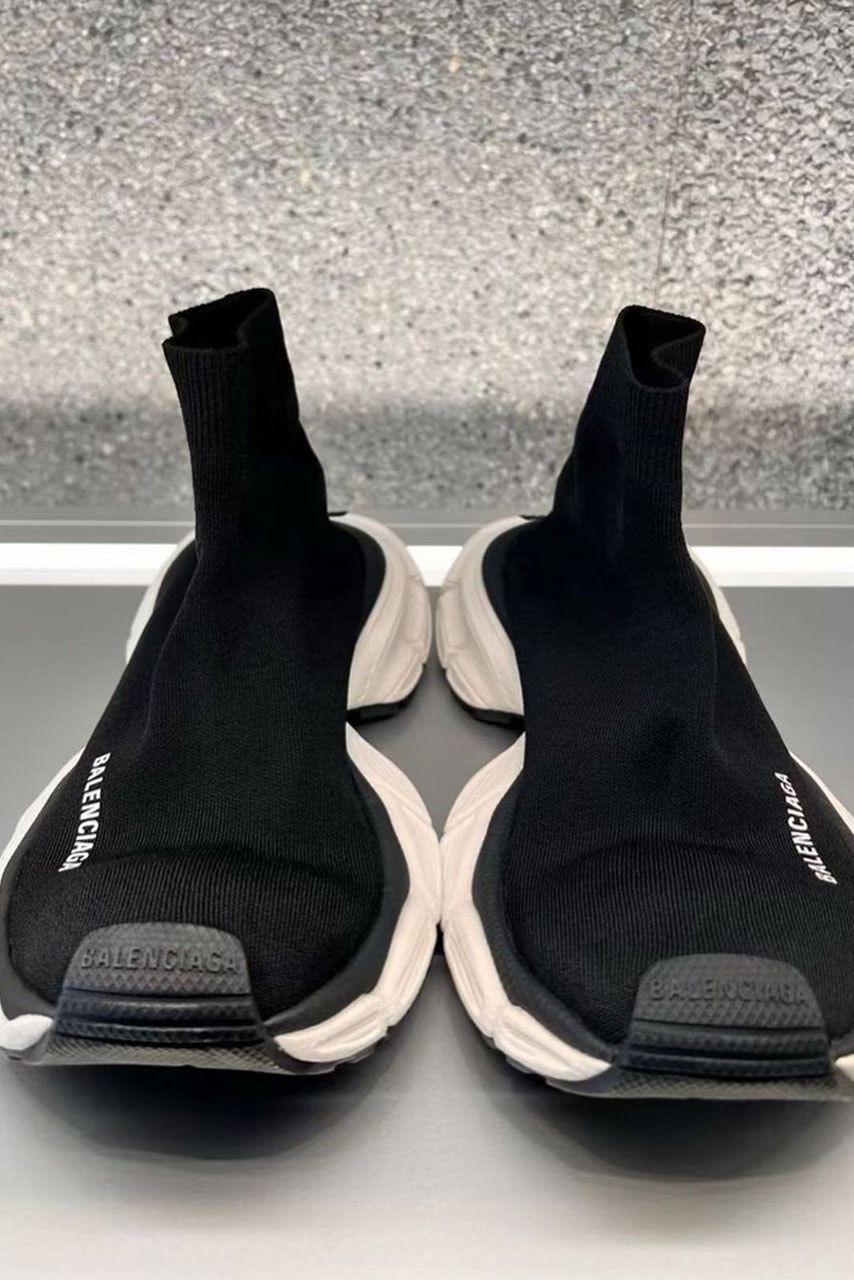 balenciagea speed trainer 3xl sole unit black white release date info store list buying guide photos price 