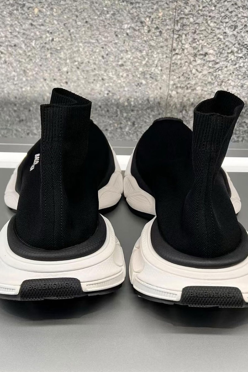 balenciagea speed trainer 3xl sole unit black white release date info store list buying guide photos price 