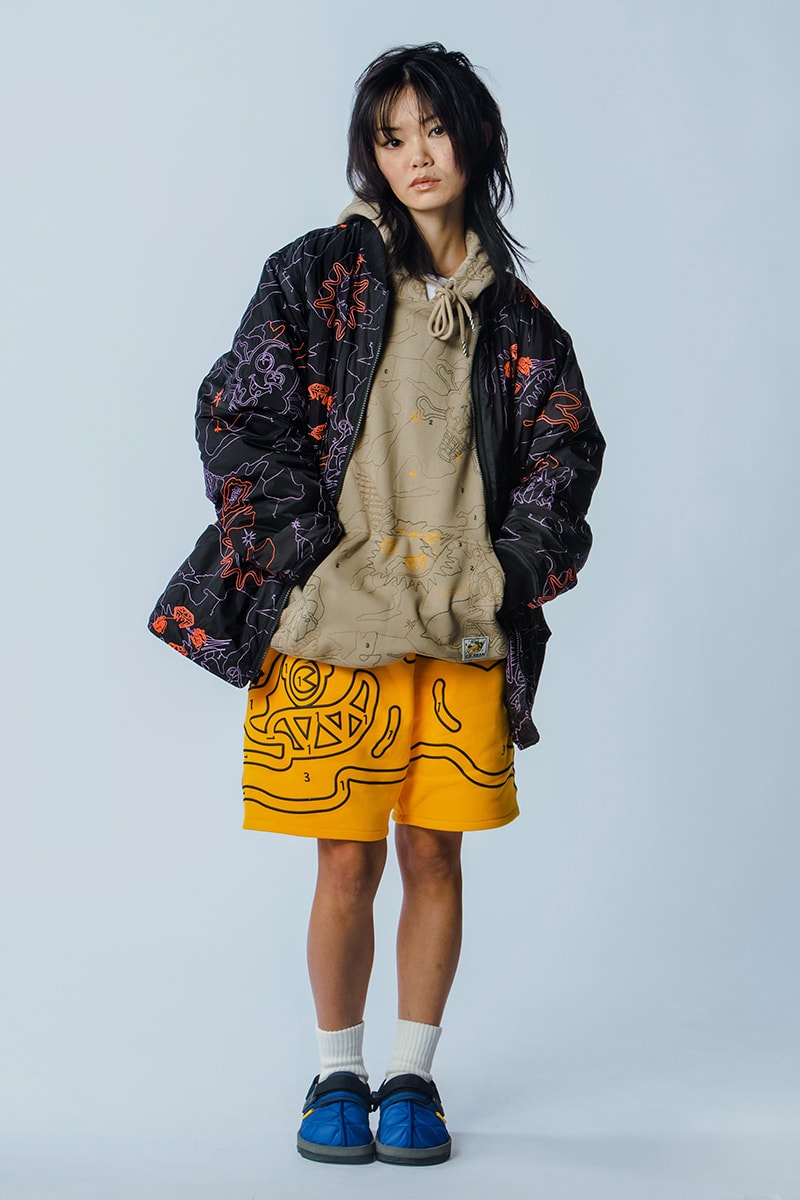 BBC and ICECREAM Drop Graphic Heavy Fall 2023 Collections pharrell williams astronaut dog motif vibrant shirts coed sweaters cardigans skate brand luxury streetwear