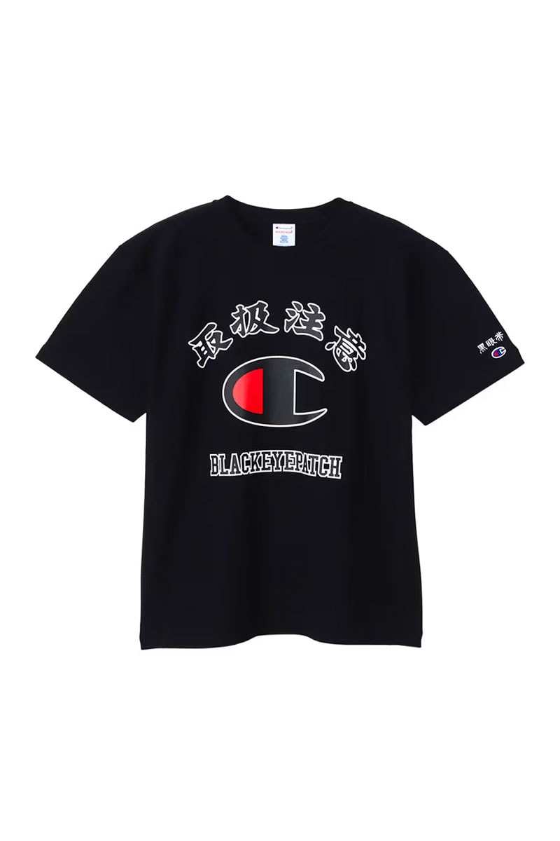 BlackEyePatch Champion Collaboration Release Info