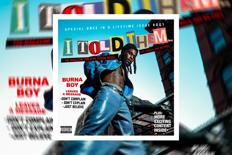 Burna Boy New Album 'I Told Them' 2023: Release Date, Tracklist,  Features & - Capital XTRA