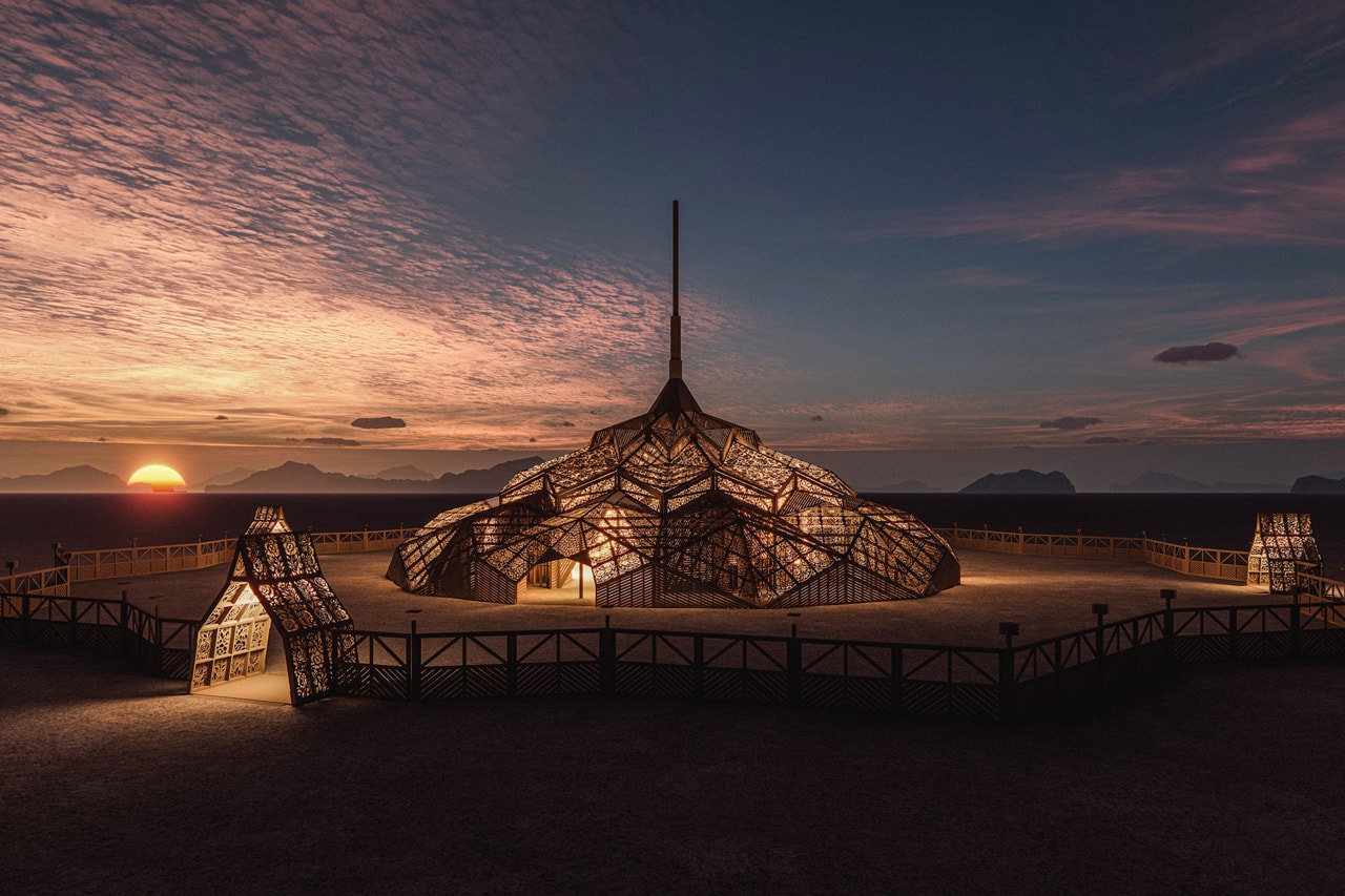 Burning Man Unveils Renderings for 2023 Festival's "Temple of Heart" weekend nevada black rock desert construction weekend Ela Madej Reed Finlay music california fundraising government burn destroy nine day spiritual magic