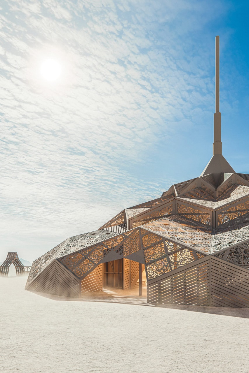 Burning Man Unveils Renderings for 2023 Festival's "Temple of Heart" weekend nevada black rock desert construction weekend Ela Madej Reed Finlay music california fundraising government burn destroy nine day spiritual magic