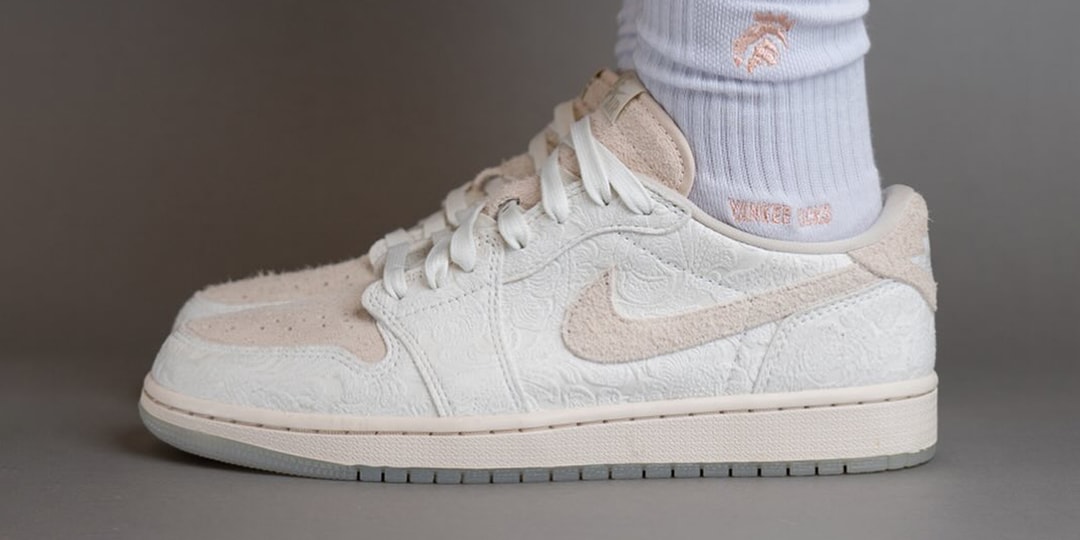 On-Foot Look at the Chris Paul x Air Jordan 1 Low OG "Give Them Flowers"