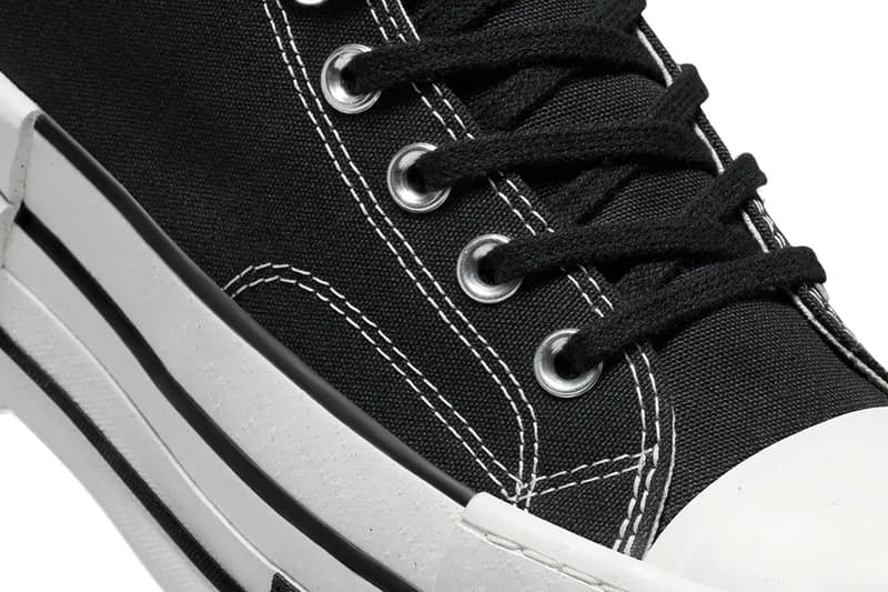 Converse Rick Owens DRKSHDW DBL DRKSTAR Chuck 70 Release Info