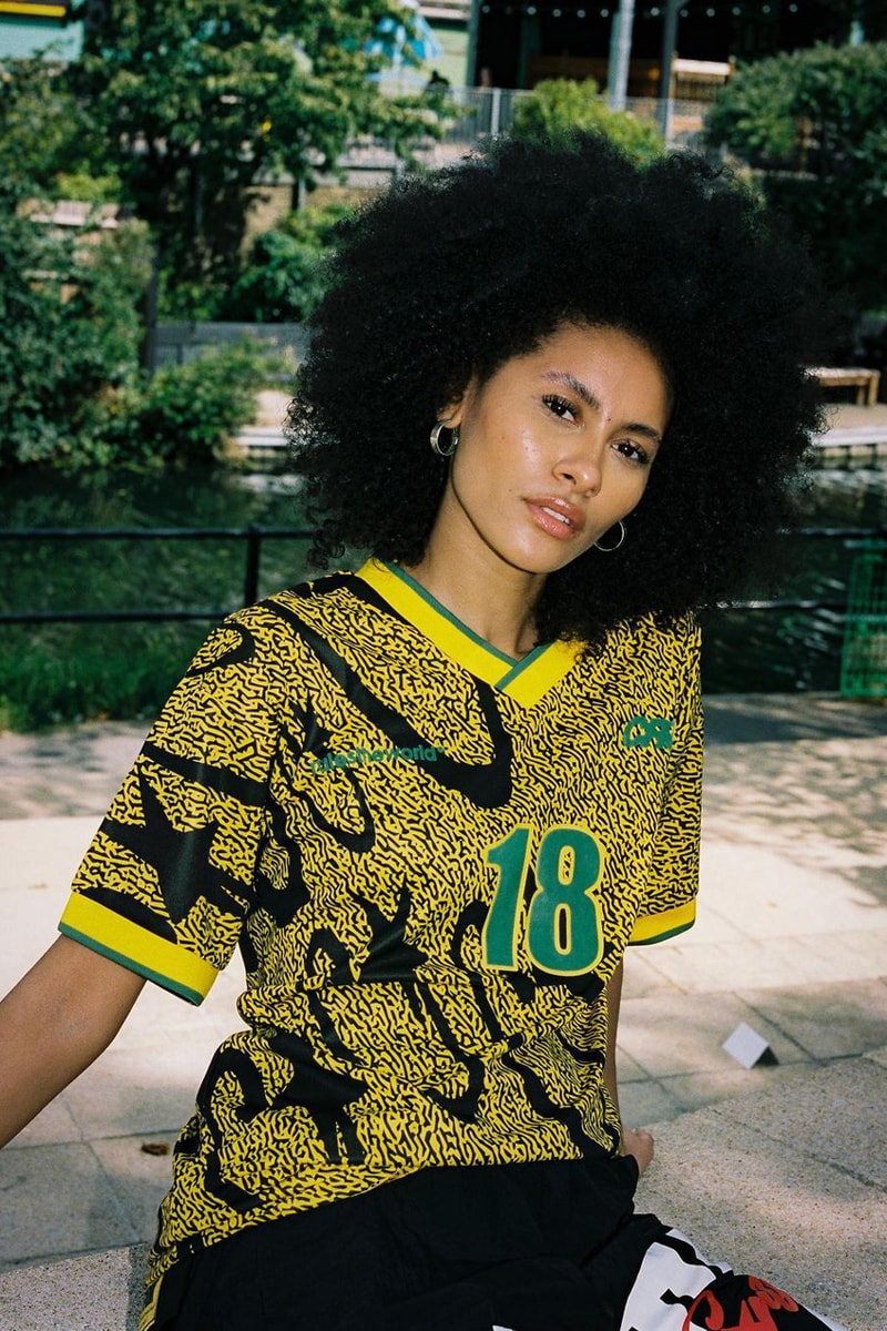 Supreme Monogram Football Jersey Dark Green