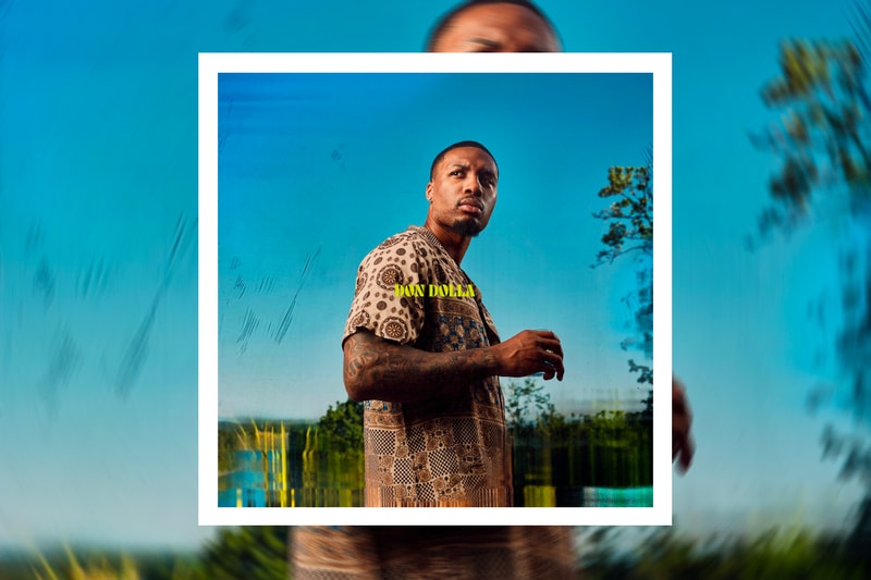 Damian Lillard Drops New Album 'Don D.O.L.L.A' dame dolla 15 track album lil wayne rick ross ty dolla sign nba basketball portland blazers rappers ty dolla sign rick ross lil wayne