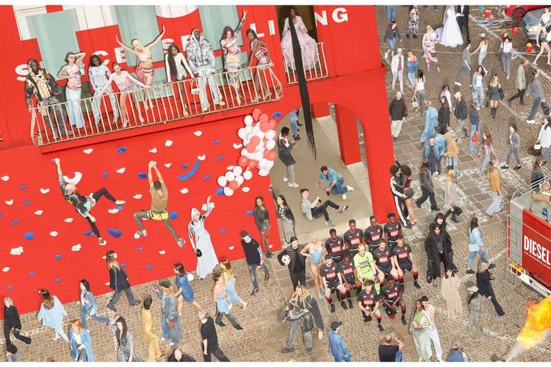 Diesel's Fall 2023 "Find The D" Campaign Is a Denim-Drenched Game of 'Where's Waldo?'