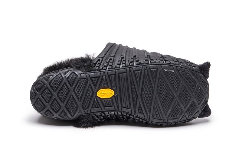 doublet x SUICOKE x Vibram Furoshiki Futon-Lo The Bat Black Brown Colorway Conceptual Runway Sneaker FW23 Release Information