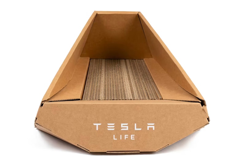 Elon Musk's Tesla Is Now Selling a Cybertruck-Inspired Cat Litter Box Cybertruck Multifunctional Corrugated Cat Litter has a futuristic shape, a semi-open cat litter