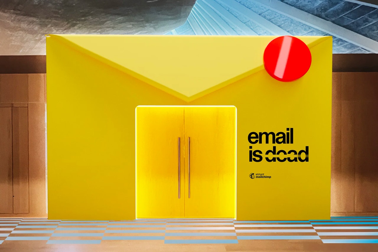Design Museum Mailchimp Email is Dead Exhibition