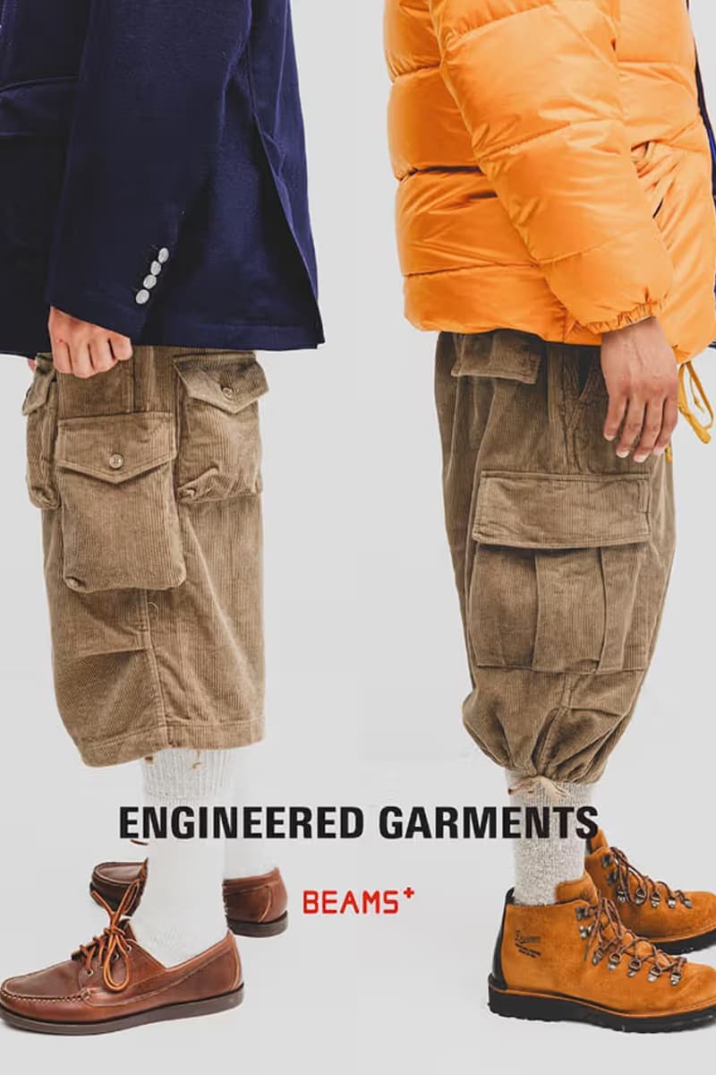 BEAMS PLUS and Engineered Garments Deliver Pocket-Packed Corduroy Shorts